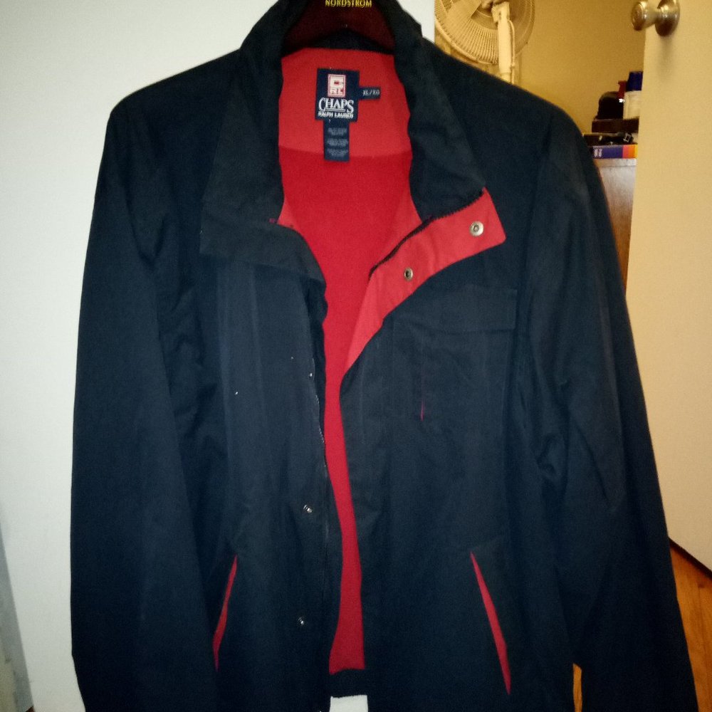 NEW VINTAGE 1990’s Reversible Chaps RL Fleece Jacket Size XL NEW